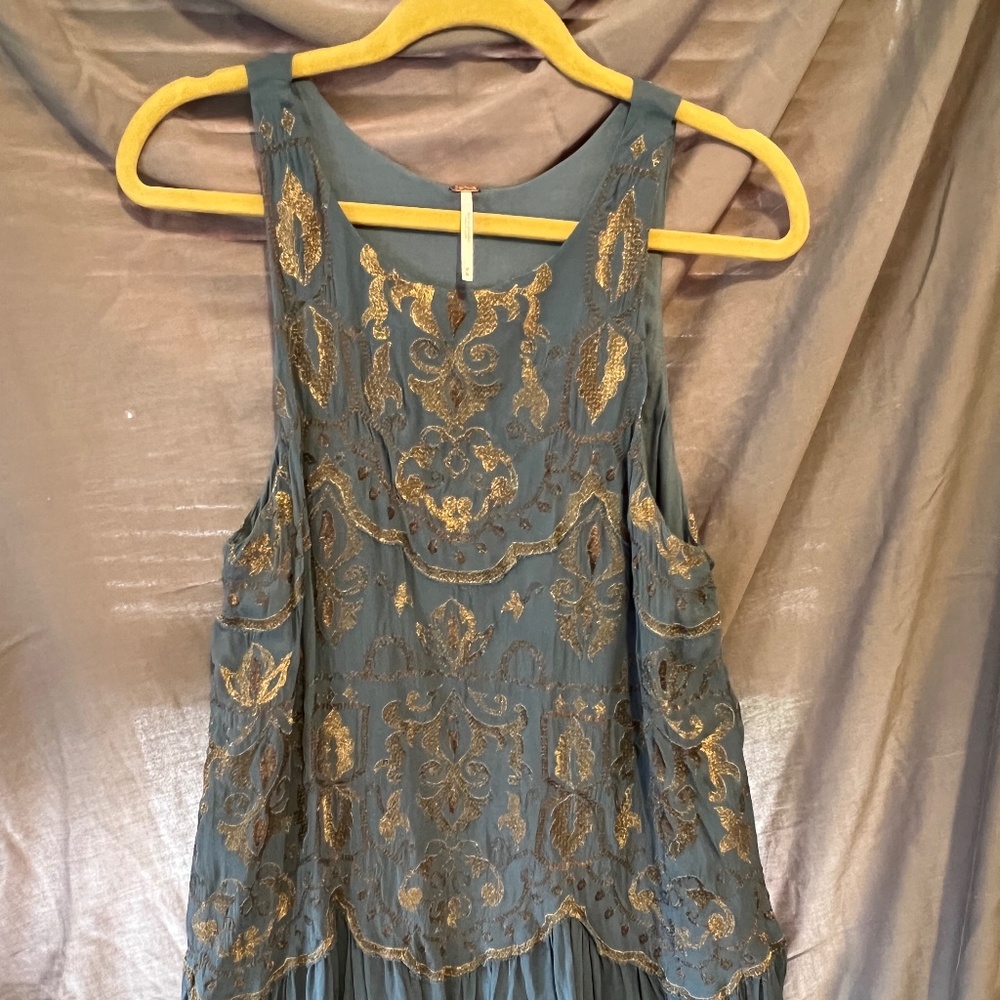 Free People Little Secrets Embroidered Mini-dress - Size M